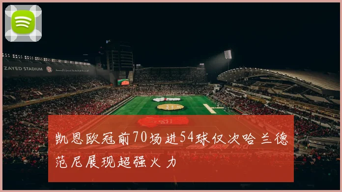 凯恩欧冠前70场进54球仅次哈兰德范尼展现超强火力